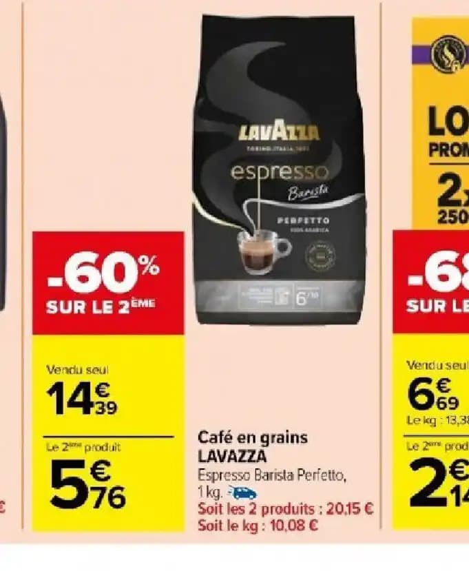 Café en grains LAVAZZA