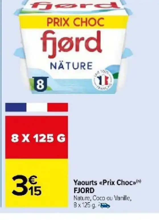 Yaourts Prix Choc FJORD