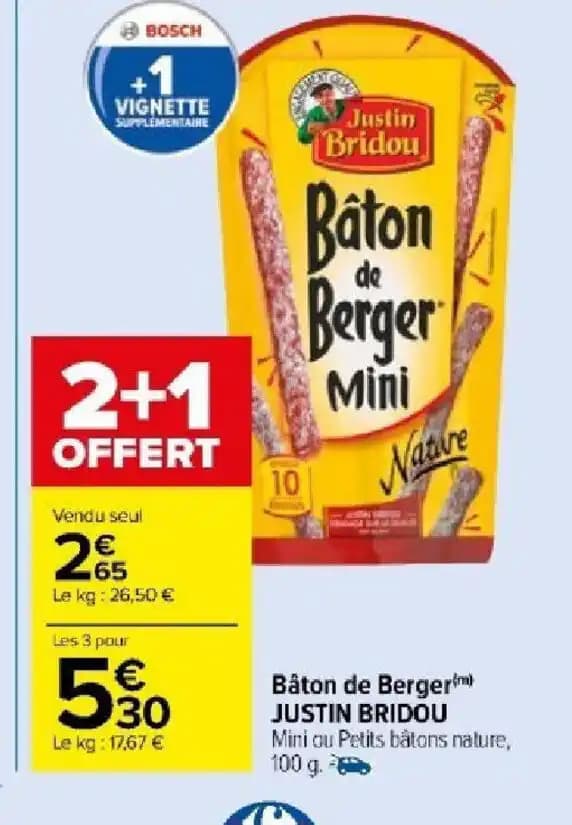 Bâton de Berger) JUSTIN BRIDOU