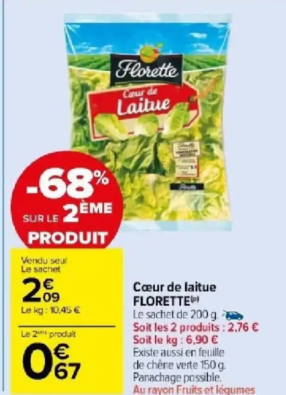 Cœur de laitue FLORETTEP