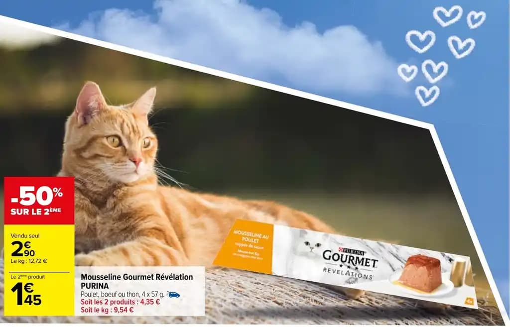 Mousseline Gourmet Révélation PURINA