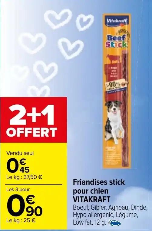 Friandises stick pour chien VITAKRAFT