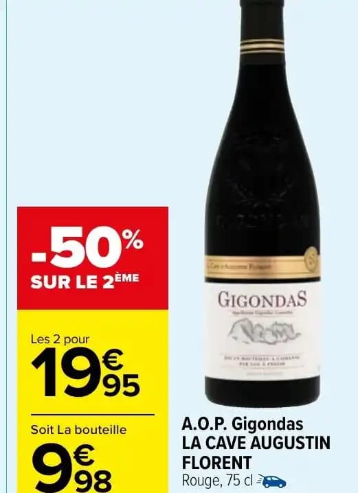 A.O.P. Gigondas LA CAVE AUGUSTIN FLORENT