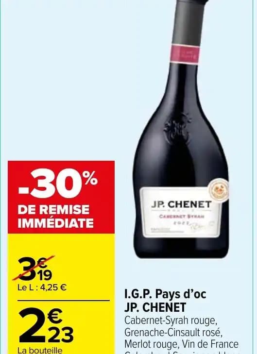 I.G.P. Pays d'oc JP. CHENET