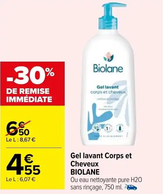 Gel lavant Corps et Cheveux BIOLANE