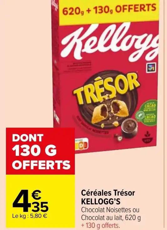 Céréales Trésor KELLOGG'S