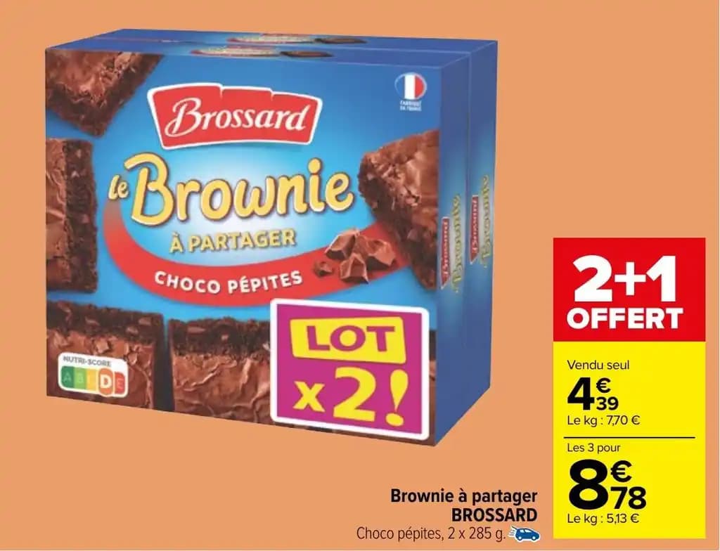 Brownie à partager BROSSARD
