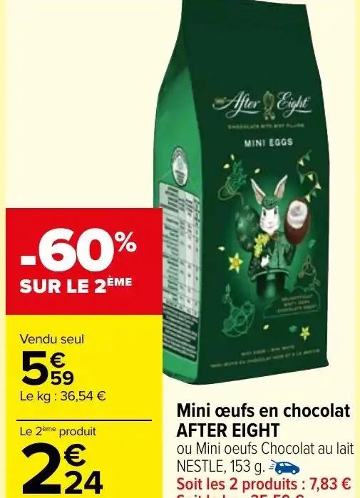 Mini œufs en chocolat AFTER EIGHT