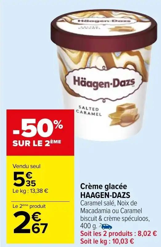 Crème glacée HAAGEN-DAZS