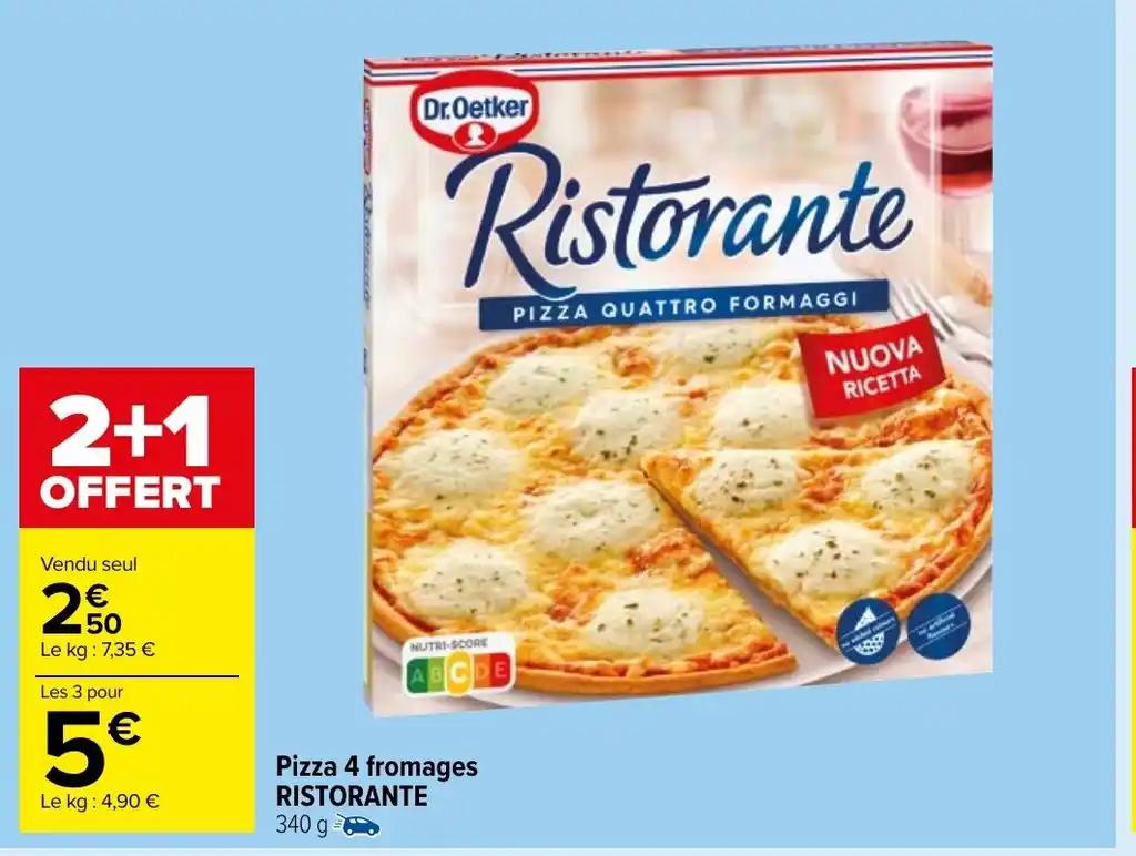 Pizza 4 fromages RISTORANTE 340 g