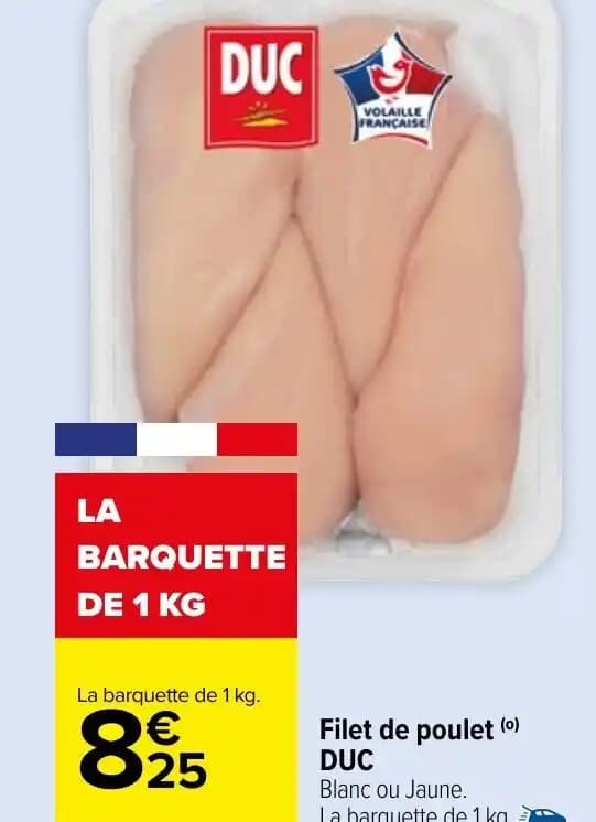 Filet de poulet (⁰) DUC
