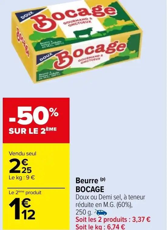 Beurre (P) BOCAGE