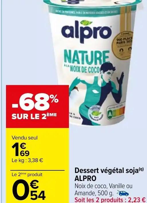 Dessert végétal soja (9) ALPRO