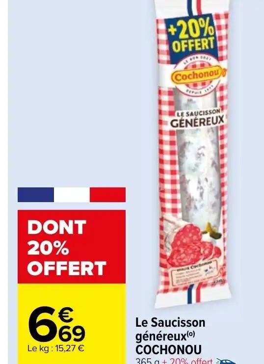 Le Saucisson généreux(⁰) COCHONOU