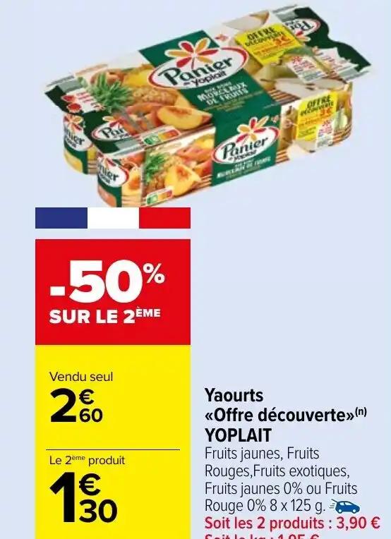 Yaourts <<Offre découverte»>(n) YOPLAIT