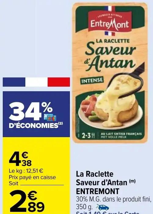 La Raclette Saveur d'Antan (m) ENTREMONT