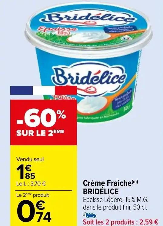 Crème Fraiche(m) BRIDÉLICE