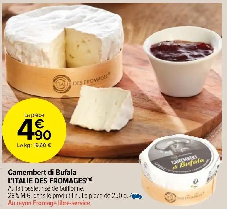 Camembert di Bufala L'ITALIE DES FROMAGES(m)