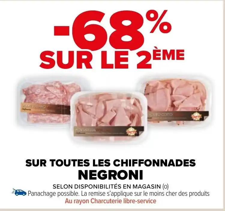 SUR TOUTES LES CHIFFONNADES NEGRONI