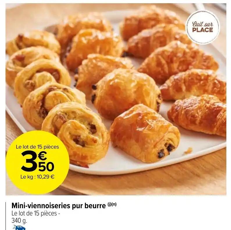 Mini-viennoiseries pur beurre (i)(n)