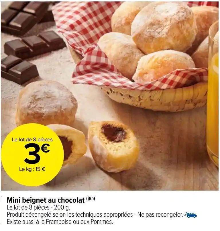 Mini beignet au chocolat (i)(n)