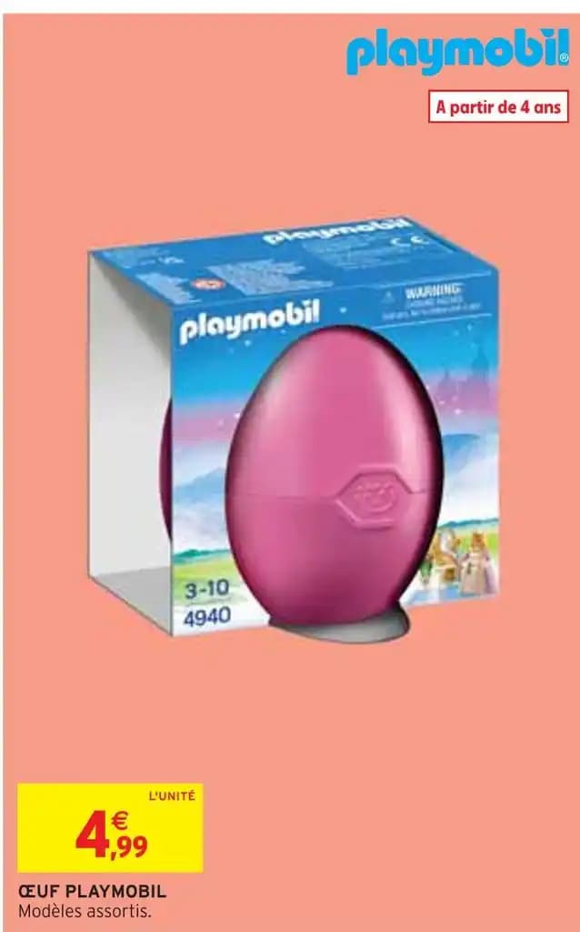 PLAYMOBIL ŒUF PLAYMOBIL