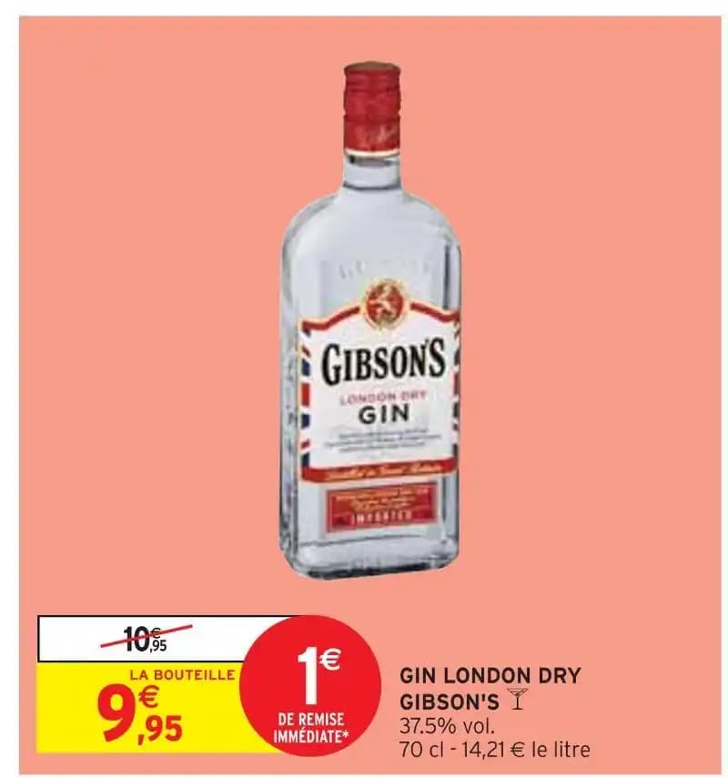 GIBSON'S GIN LONDON DRY