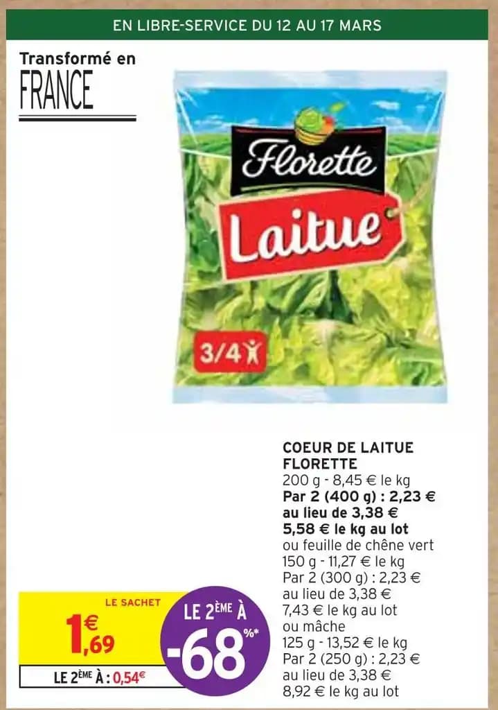 FLORETTE COEUR DE LAITUE