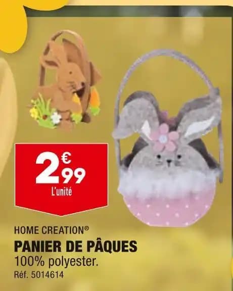 HOME CREATION PANIER DE PÂQUES
