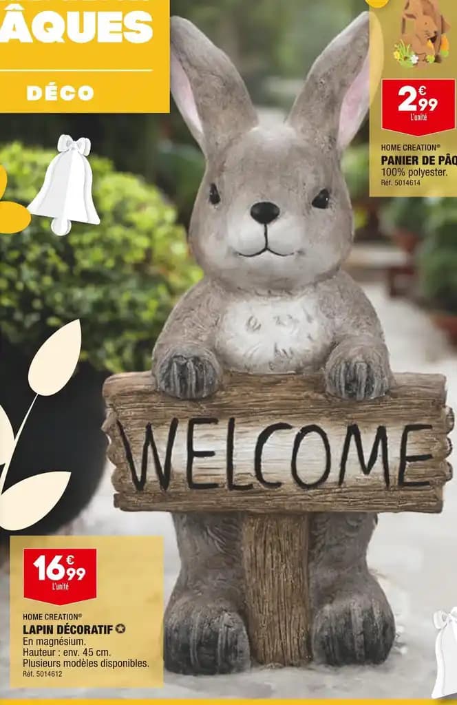 HOME CREATION LAPIN DÉCORATIF