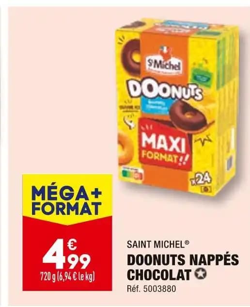 SAINT MICHEL DOONUTS NAPPÉS CHOCOLAT