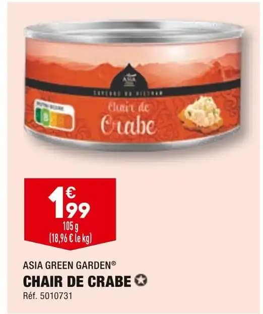 ASIA GREEN GARDEN CHAIR DE CRABE