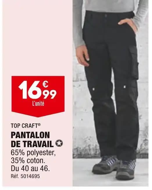 TOP CRAFT PANTALON DE TRAVAIL