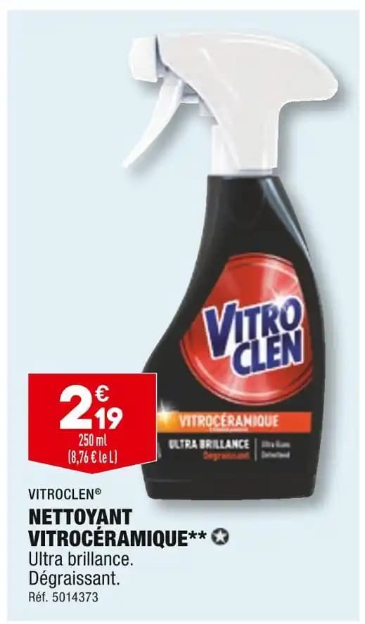 VITROCLEN NETTOYANT VITROCÉRAMIQUE