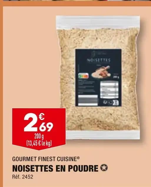 GOURMET FINEST CUISINE NOISETTES EN POUDRE