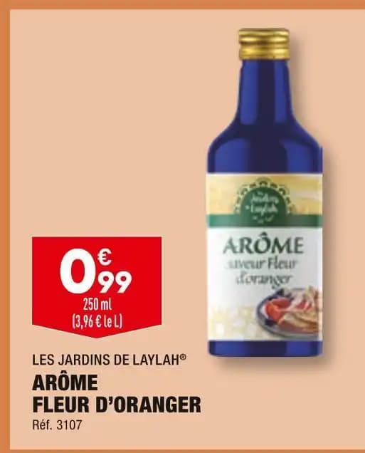 LES JARDINS DE LAYLAH ARÔME FLEUR D’ORANGER