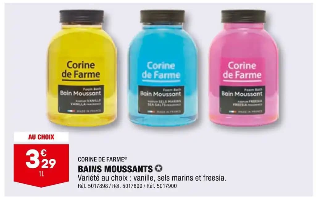 CORINE DE FARME BAINS MOUSSANTS
