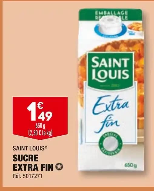 SAINT LOUIS SUCRE EXTRA FIN