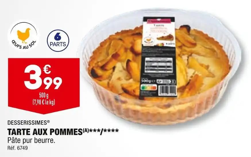 DESSERISSIMES TARTE AUX POMMES
