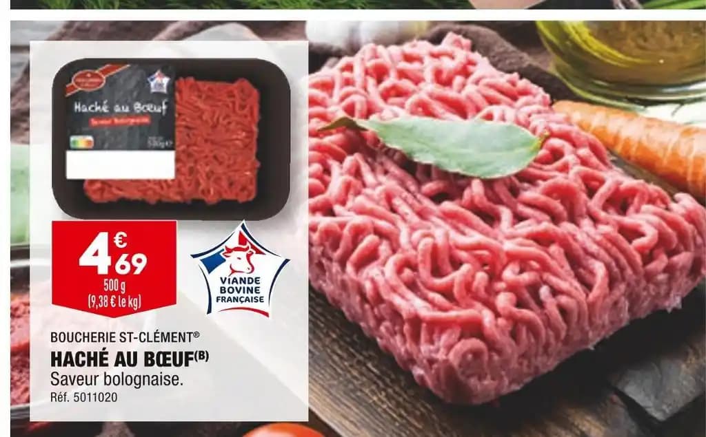 BOUCHERIE ST-CLÉMENT HACHÉ AU BŒUF