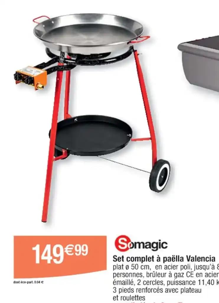 Set complet à paëlla Valencia