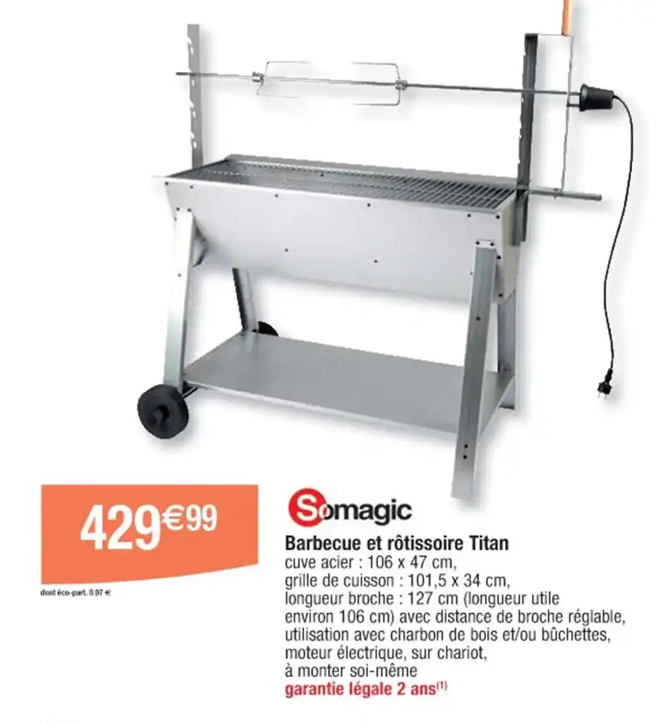 Barbecue et rôtissoire Titan