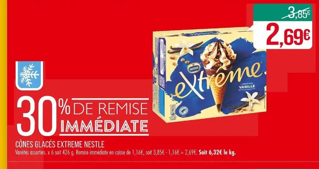 NESTLE CÔNES GLACÉS EXTREME