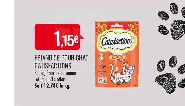 CATISFACTIONS FRIANDISE POUR CHAT