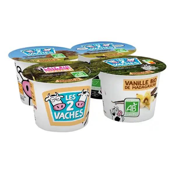 LES 2 VACHES Yaourt brassé Bio