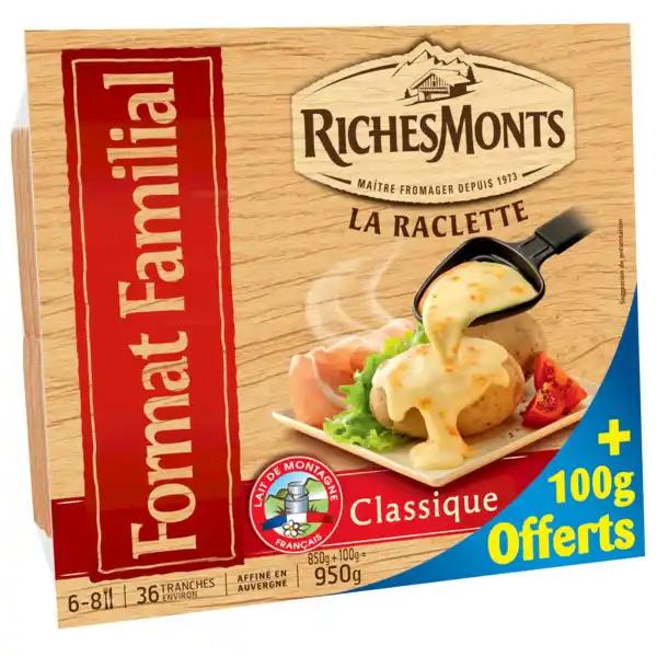 RICHESMONTS La Raclette Format Familial