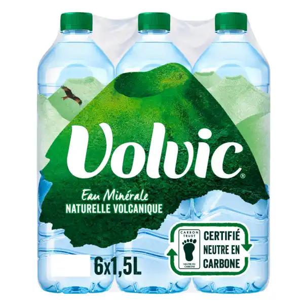 VOLVIC SUR TOUS LES PACKS D'EAU MINÉRALE NATURELLE ET BOUTEILLES AROMATISÉES