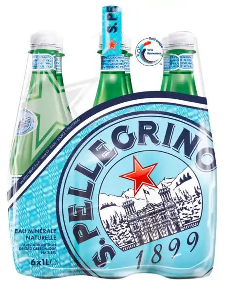 SAN PELLEGRINO SUR TOUS LES PACKS ET BOUTEILLES D'EAU MINÉRALE NATURELLE