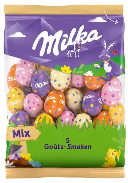 MILKA SUR TOUS LES PETITS OEUFS AU CHOCOLAT (HORS TABLETTES)
