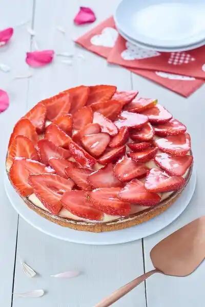 Tarte aux fraises (j)